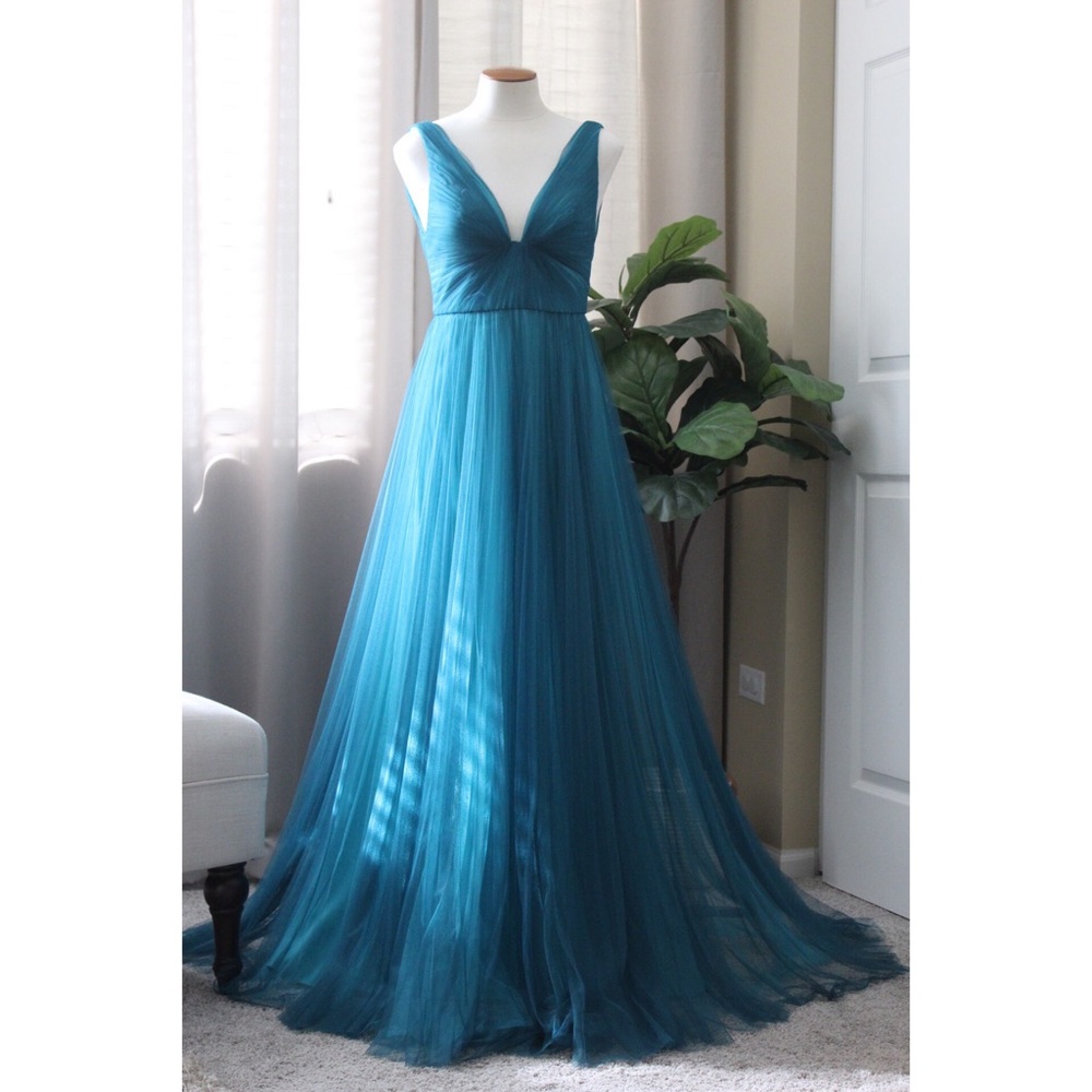 Teal Evening Gown